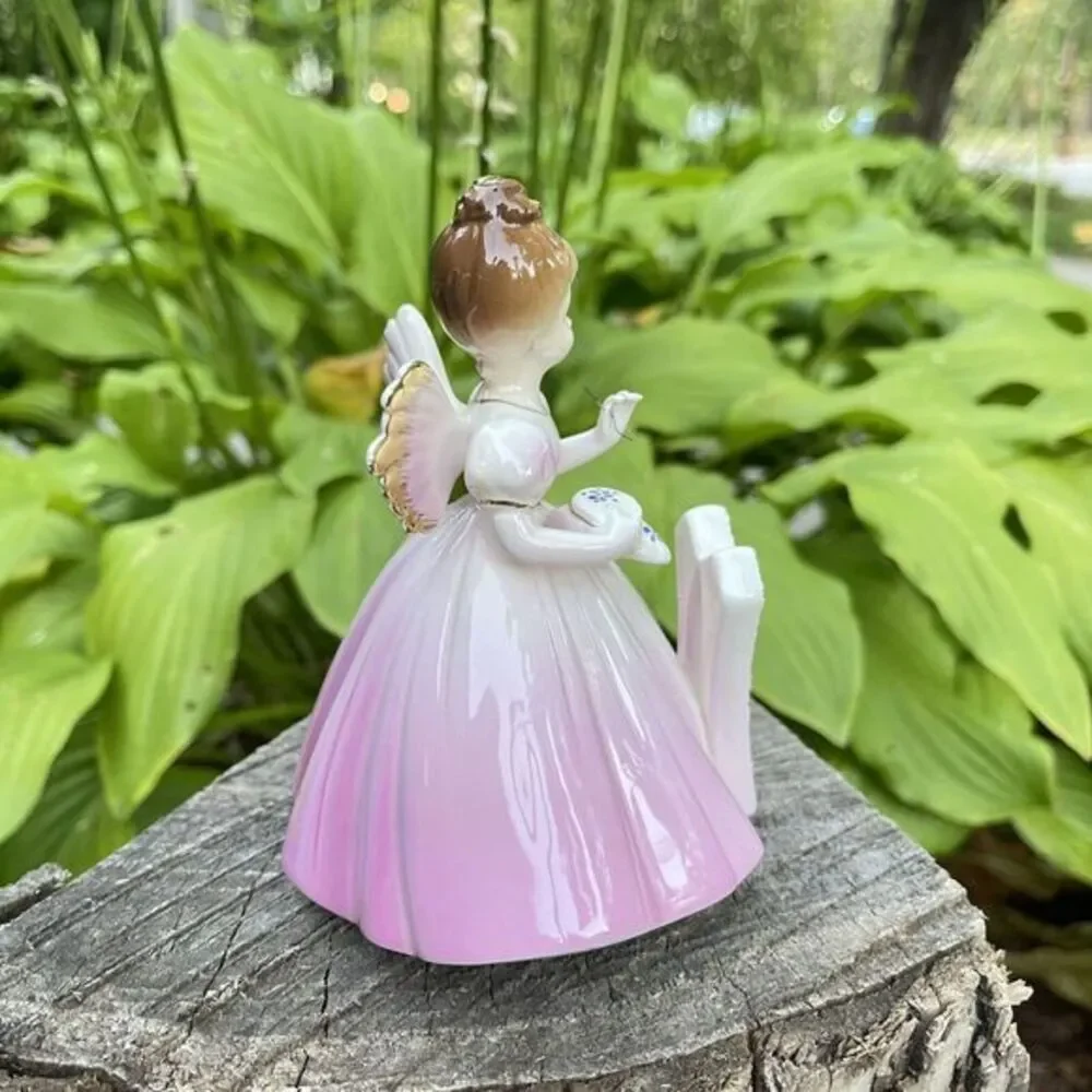 Josef Originals 11th Birthday Girl Angel Porcelain Figurine with Sticker Vintage